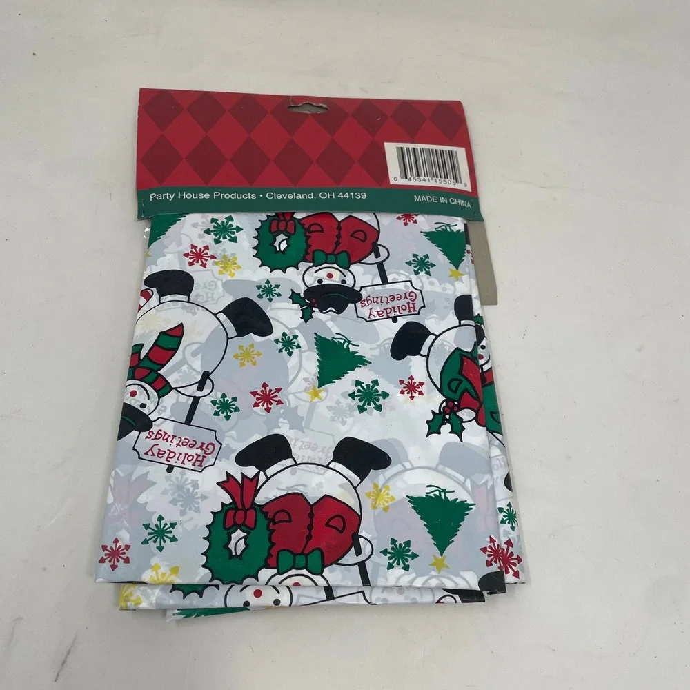 Party‎ House Giant Christmas Bike Bag Snowman Holiday Gift Wrap 60x80 NIP